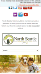 Mobile Screenshot of northseattlevet.com