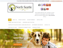 Tablet Screenshot of northseattlevet.com